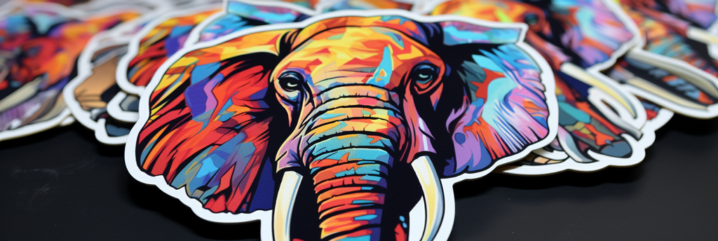 Elephant Art - Stickers