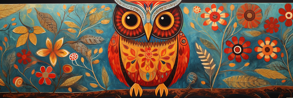 Folk Art - Owl