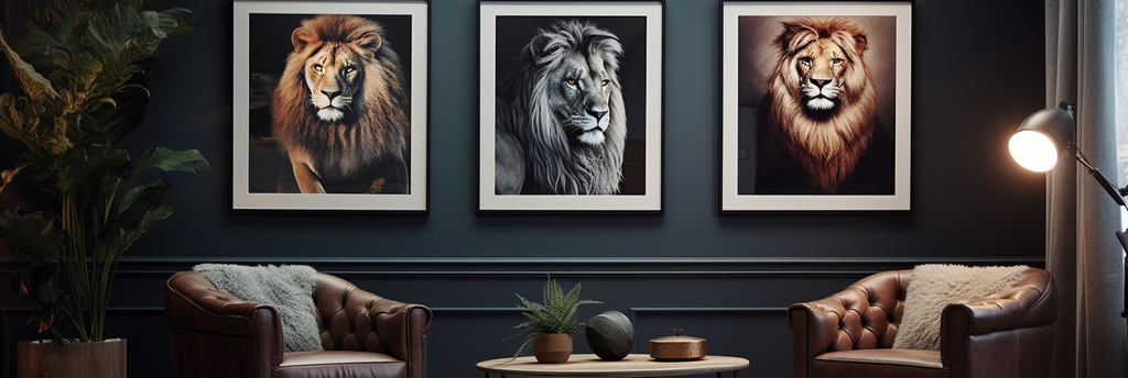Animal Art Collection - Lion Art