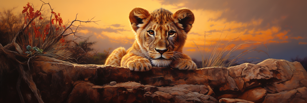 Wildlife Art - Lion